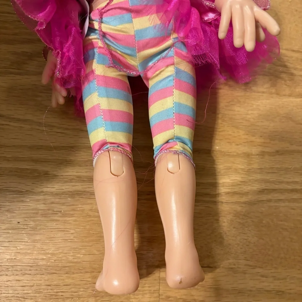 Disney Fancy Nancy Doll Vintage Pink Striped Blue Kids Toy